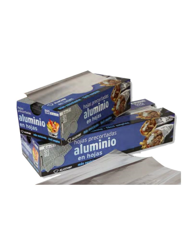 Aluminio precortado 30cm (500 hojas)