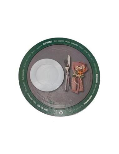 Tapa 1900 verde sin perforar (5 *100) 500ud