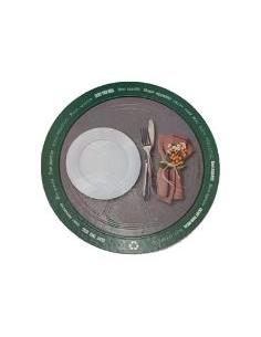 Tapa pollo redondo 1000/1500  (VERDE) Microperforada  (4*125) 500ud