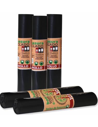 B.Basura 52x55 Negra 30 Lt G.60 (caja 30 rollos de 25uds)